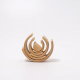 Grimm's Small Natural Rainbow Stacker | | Grimm's Spiel and Holz | Little Acorn to Mighty Oaks