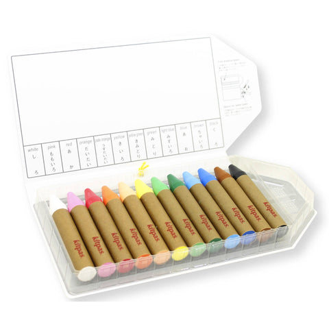 Kitpas Window Crayons - Large 12 Colours