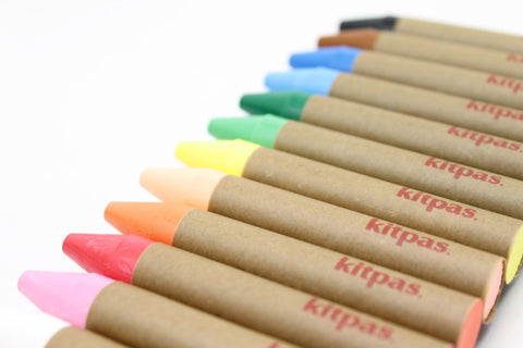 Kitpas Window Crayons - Large 12 Colours