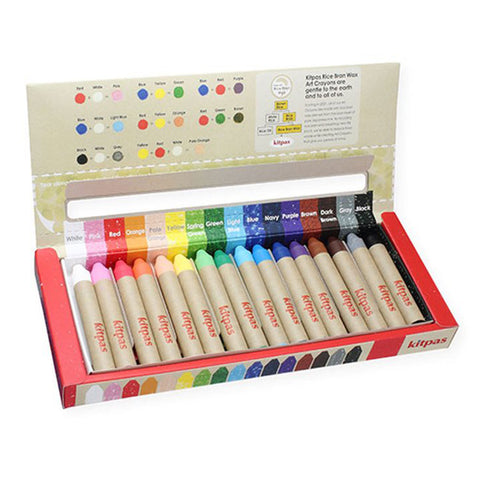 Kitpas Window Crayons - Medium 16 Colours