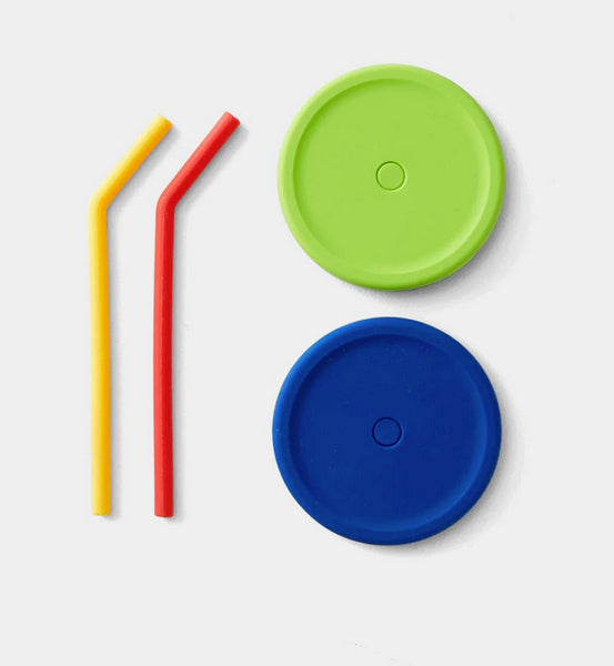 PlanetBox Silicone Straw and Lid Set | | PlanetBox | Little Acorn to Mighty Oaks