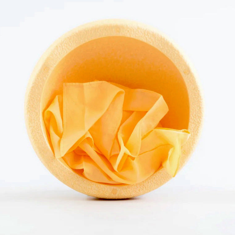 Laura's Play Cotton -Light Orange - 35 x 35 inches - Organic Cotton | | Laura's Play Cotton | Little Acorn to Mighty Oaks