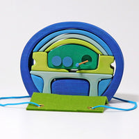 Grimm's Mobile Home - Blue-Green | | Grimm's Spiel and Holz | Little Acorn to Mighty Oaks