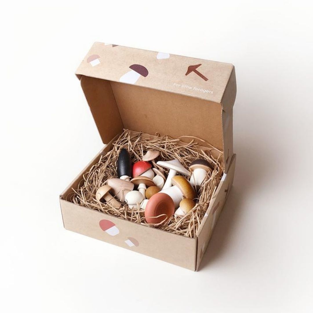 Moon Picnic - Forest Mushrooms in in box | | Moon Picnic | Little Acorn to Mighty Oaks