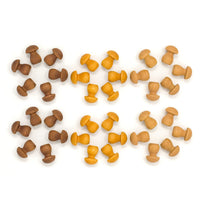 Grapat Mandala Brown Mushrooms | | Grapat | Little Acorn to Mighty Oaks
