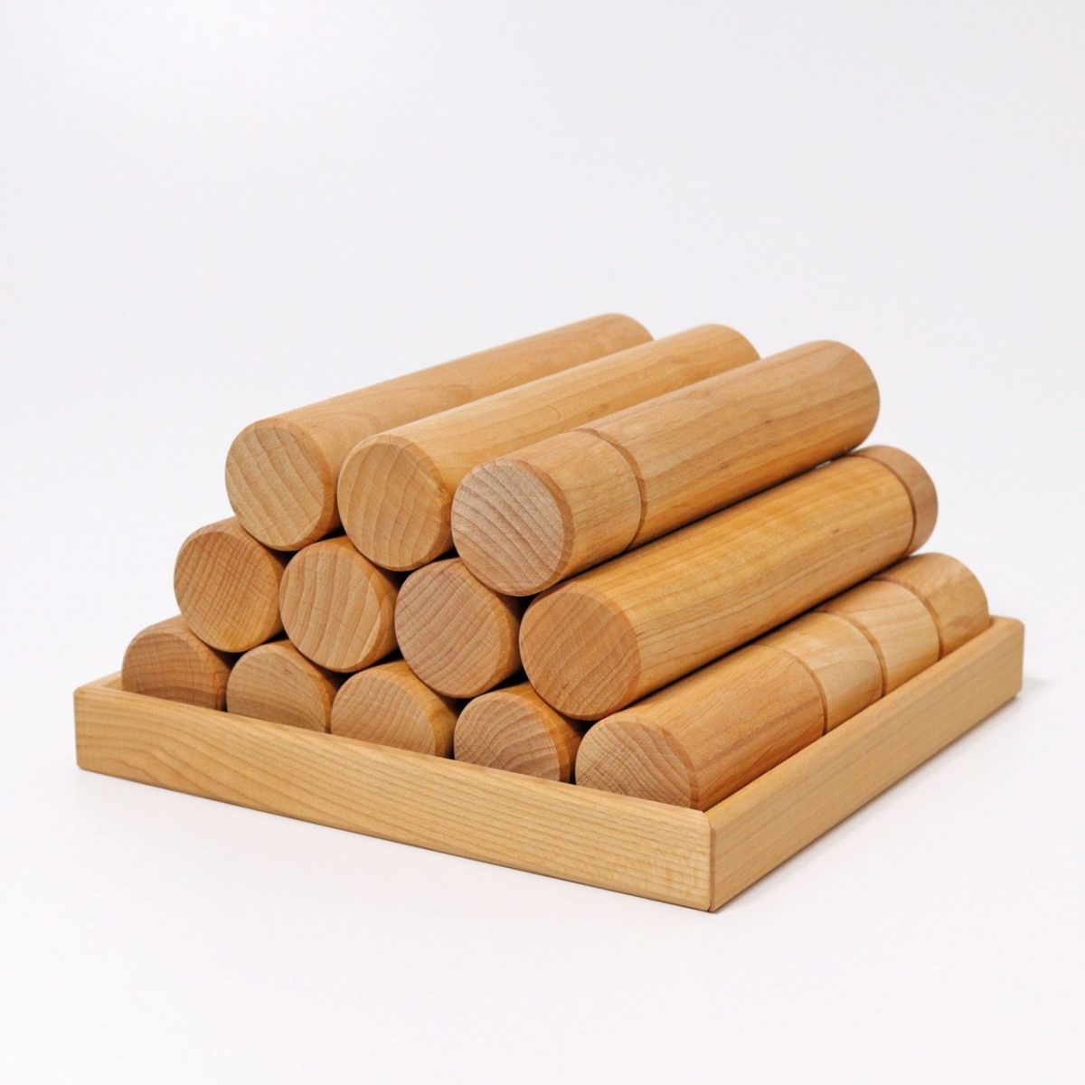 Grimm's Large Building Rollers Natural | | Grimm's Spiel and Holz | Little Acorn to Mighty Oaks