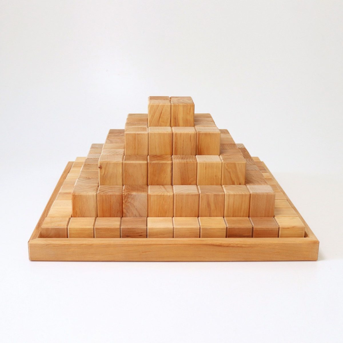 Grimm's Natural Large Stepped Pyramid | | Grimm's Spiel and Holz | Little Acorn to Mighty Oaks