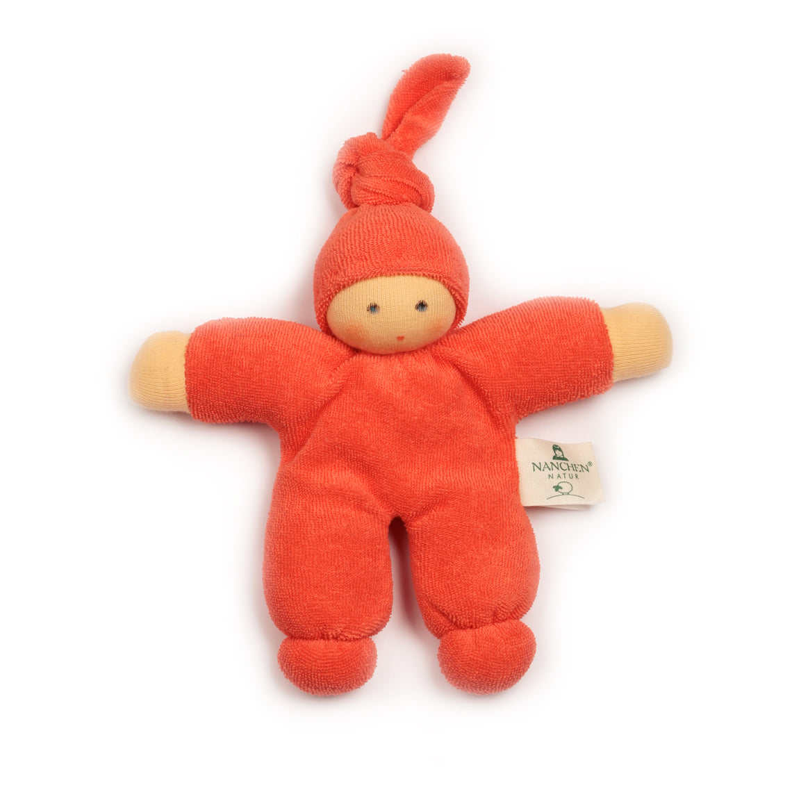 Nanchen Organic Waldorf Doll - Pimpel - Orange - 17cm | | Nanchen | Little Acorn to Mighty Oaks