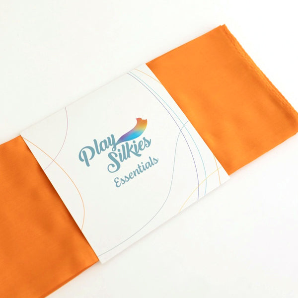 Play Silkies Essentials - Orange 35 x 35 inch | | Play Silkies | Little Acorn to Mighty Oaks