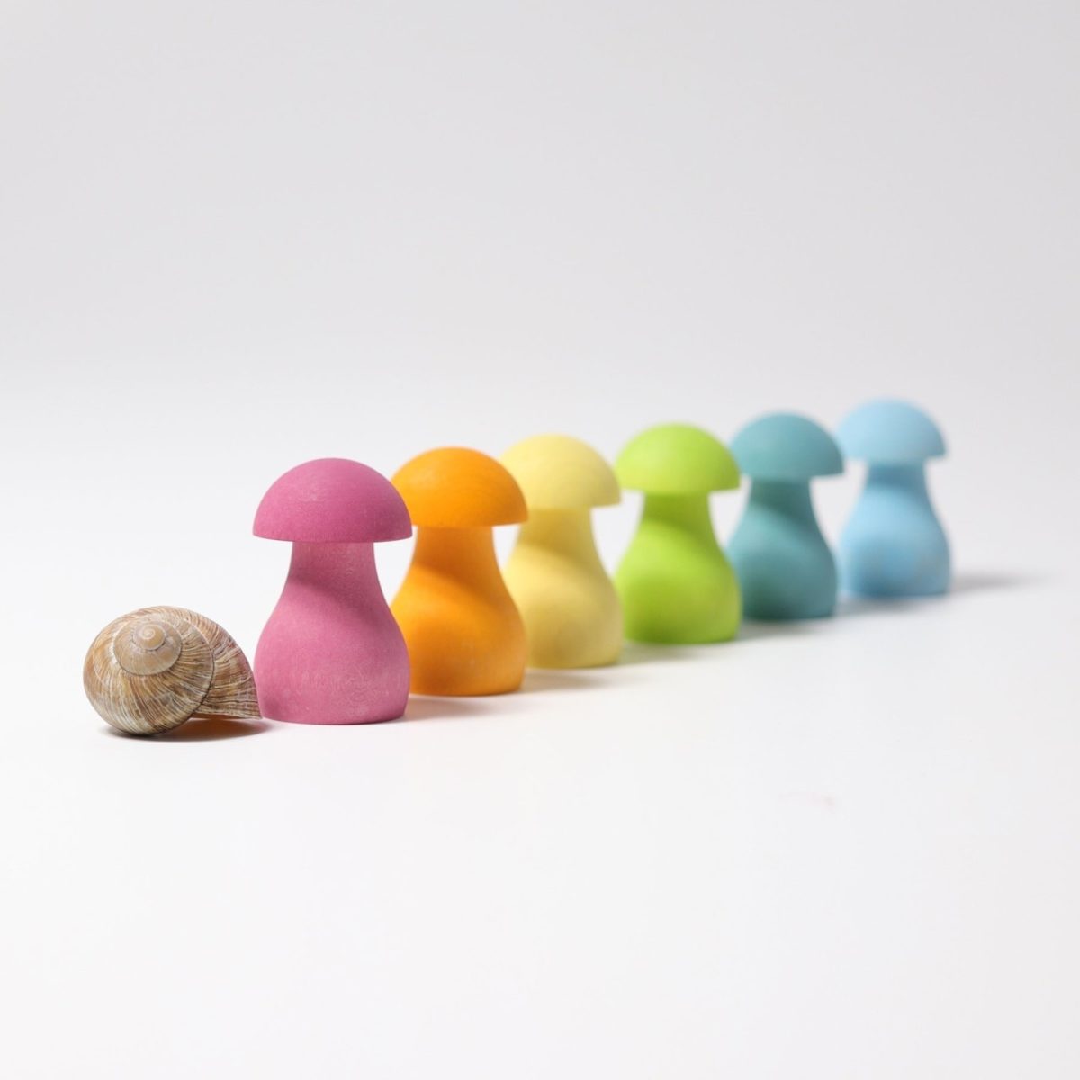 Grimm's Mushrooms Matching Game - Pastel | | Grimm's Spiel and Holz | Little Acorn to Mighty Oaks