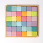 Grimm's 36 Building Blocks - Pastel Mosaic | | Grimm's Spiel and Holz | Little Acorn to Mighty Oaks