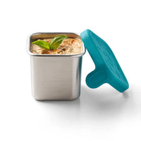 PlanetBox Stainless Steel Little Square Dipper 2.4oz - Galactic | | PlanetBox | Little Acorn to Mighty Oaks