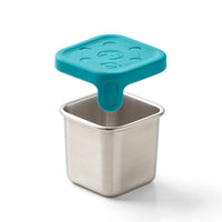 PlanetBox Stainless Steel Little Square Dipper 2.4oz - Galactic | | PlanetBox | Little Acorn to Mighty Oaks
