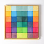 Grimm's 36 Building Blocks - Rainbow Mosaic | | Grimm's Spiel and Holz | Little Acorn to Mighty Oaks