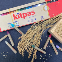 Kitpas Window Crayons - Medium 24 Colours | | Kitpas | Little Acorn to Mighty Oaks