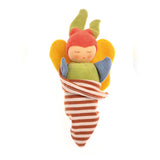 Nanchen Organic Waldorf Doll - Butterfly Baby Rattle | | Nanchen | Little Acorn to Mighty Oaks