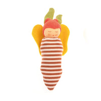 Nanchen Organic Waldorf Doll - Butterfly Baby Rattle | | Nanchen | Little Acorn to Mighty Oaks