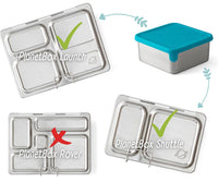PlanetBox Big Square Stainless Steel Dipper 12.3oz - Galactic | | PlanetBox | Little Acorn to Mighty Oaks