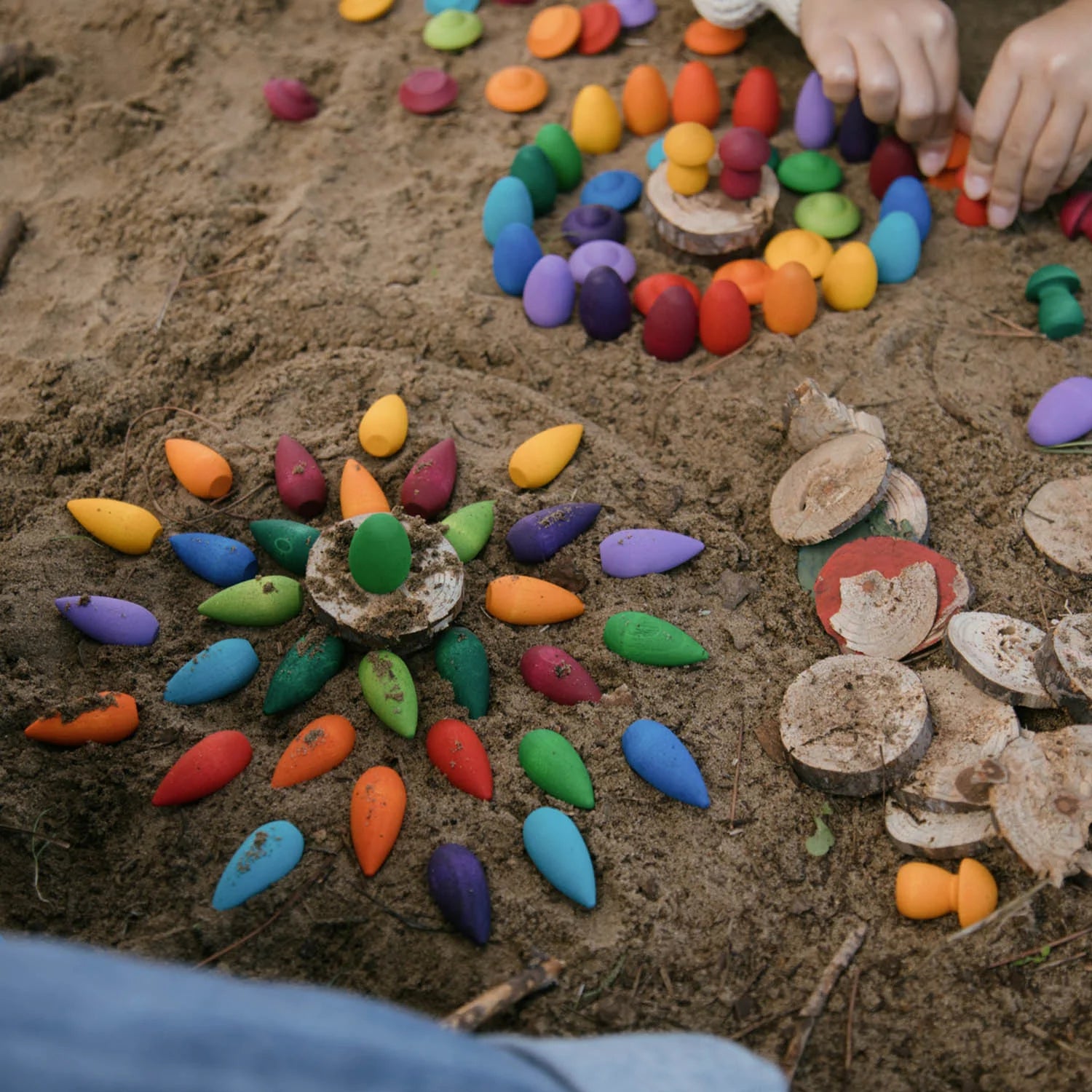 Grapat Mandala Rainbow Snowflakes | | Grapat | Little Acorn to Mighty Oaks