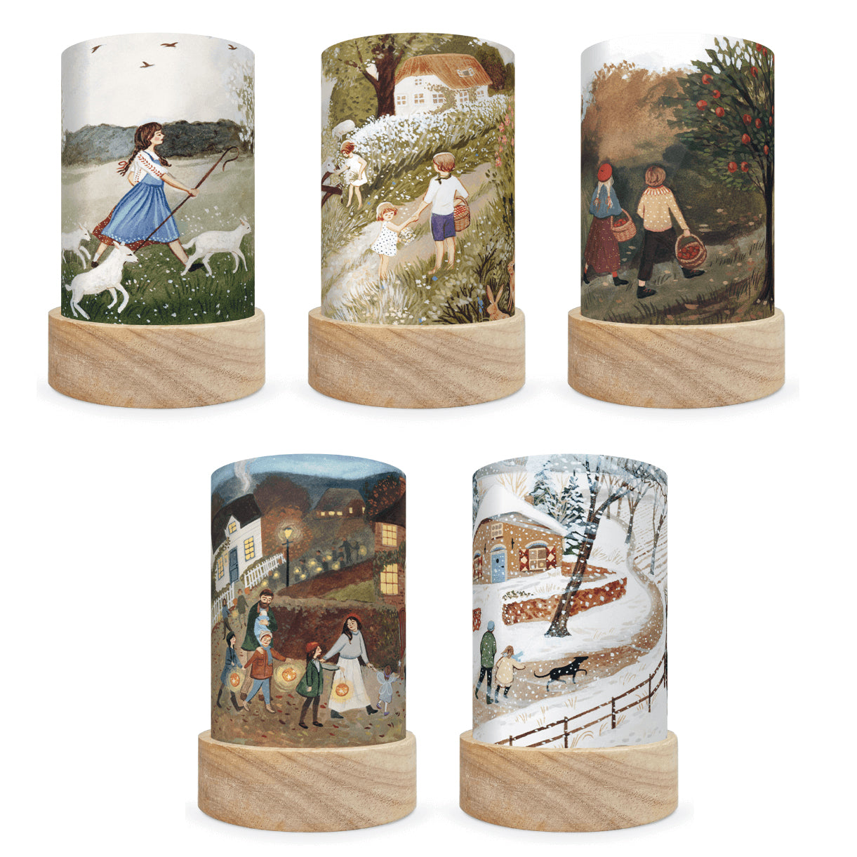 Toverlux Lantern Shades - Robin Pieterse Seasonal Stroll - Pack of 5 | Toy | Toverlux | Little Acorn to Mighty Oaks