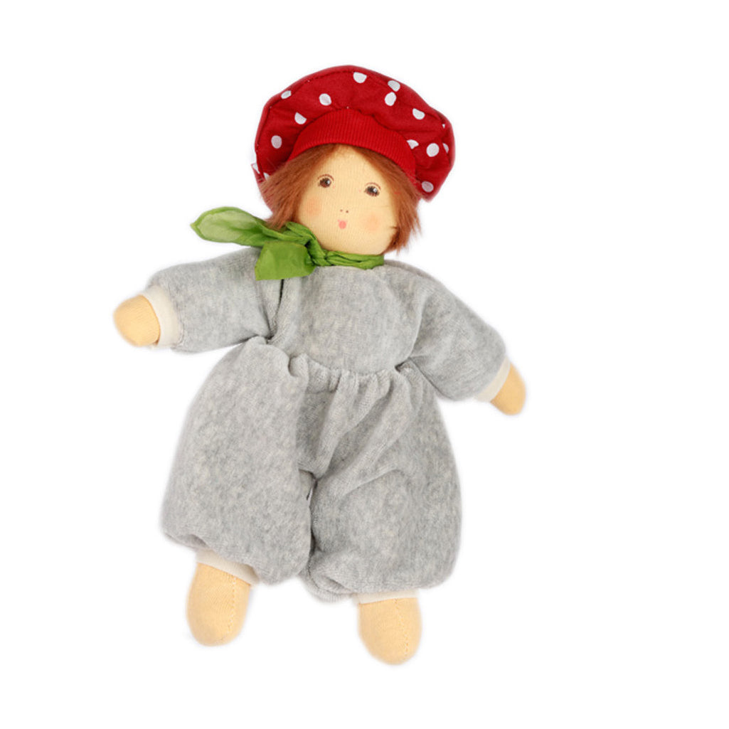 Nanchen Organic Waldorf Doll - Pilzchen - 24cm | | Nanchen | Little Acorn to Mighty Oaks