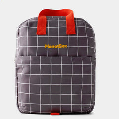 PlanetBox Tote Bag - Gull Grey Grid