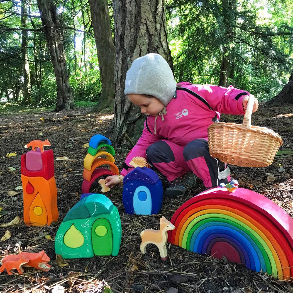 Grimm's Fairy Tale Village | Wooden Fairy Tale Building Blocks UK