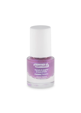 Namaki Water-Based Nail Polish  - Purple Glitter