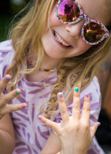 Namaki Water-Based Nail Polish - Purple Glitter | | Namaki | Little Acorn to Mighty Oaks