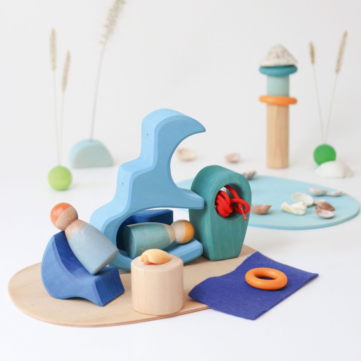 Grimm's Small World Play - By The Water | | Grimm's Spiel and Holz | Little Acorn to Mighty Oaks