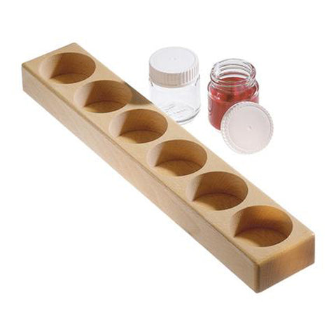 Mercurius Wooden Holder for Paint Jars