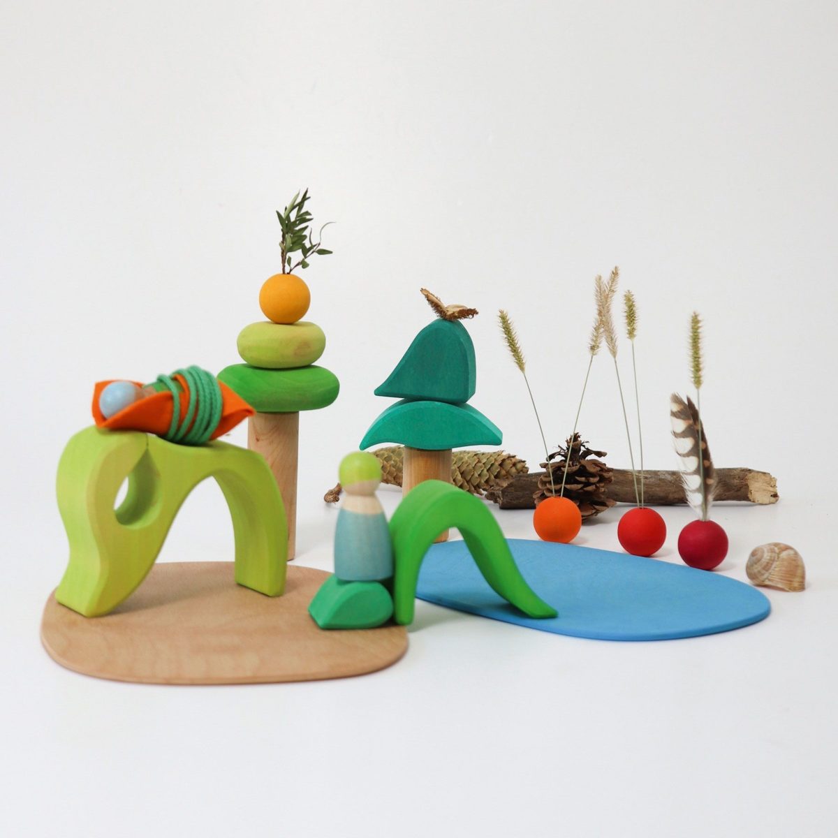 Grimm's Small World Play - In The Woods | | Grimm's Spiel and Holz | Little Acorn to Mighty Oaks