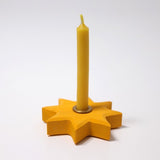 Grimm's Yellow Star Candle Holder | | Grimm's Spiel and Holz | Little Acorn to Mighty Oaks