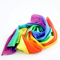 Laura's Play Cotton - Rainbow - 57 x 57 inches - Organic Cotton