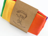 Laura's Play Cotton - Rainbow - 57 x 57 inches - Organic Cotton | | Laura's Play Cotton | Little Acorn to Mighty Oaks