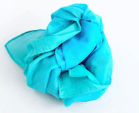 Laura's Play Cotton - Water Gradient - 35 x 35 inches - Organic Cotton | | Laura's Play Cotton | Little Acorn to Mighty Oaks